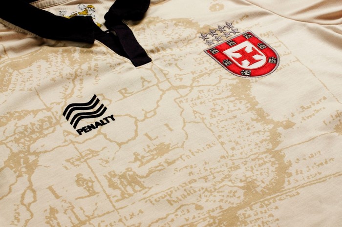 Vasco da Gama Penalty T-shirt with map pattern