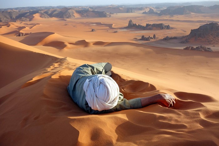 landscape, people, nature, sand, desert, Sahara, plateau, plain ...