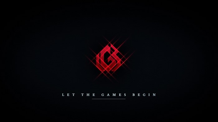 Logo with text "LET THE GAMES BEGIN"
