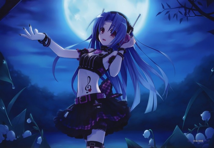 5pb. from Hyperdimension Neptunia with headphones