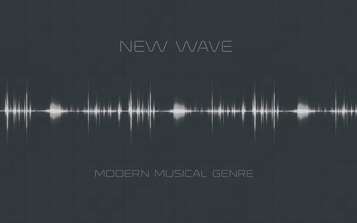 New Wave Modern Musical Genre Sound Wave