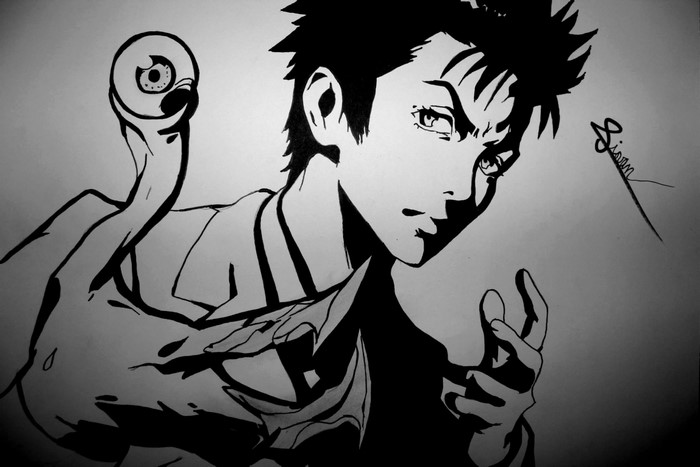 Izumi Shinichi from Parasyte the Maxim drawing