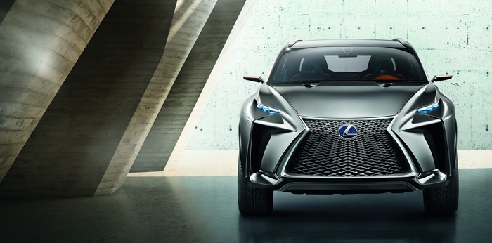 Lexus LF-NX concept crossover front view