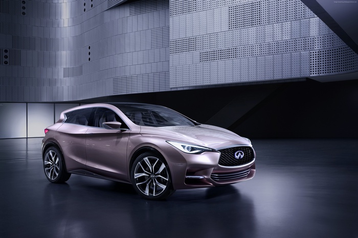 Infiniti QX30 concept hatchback at 2015 Detroit Auto Show