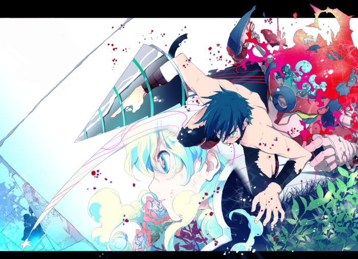 Simon and Nia from Tengen Toppa Gurren Lagann