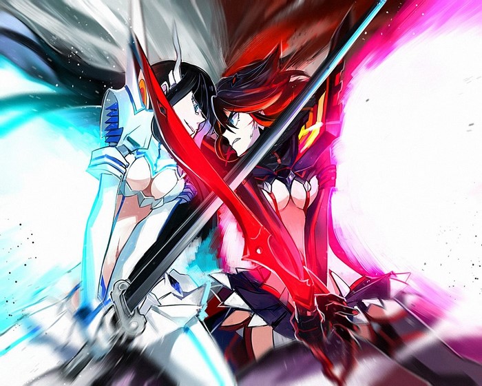 Matoi Ryuko and Kiryuin Satsuki from Kill la Kill
