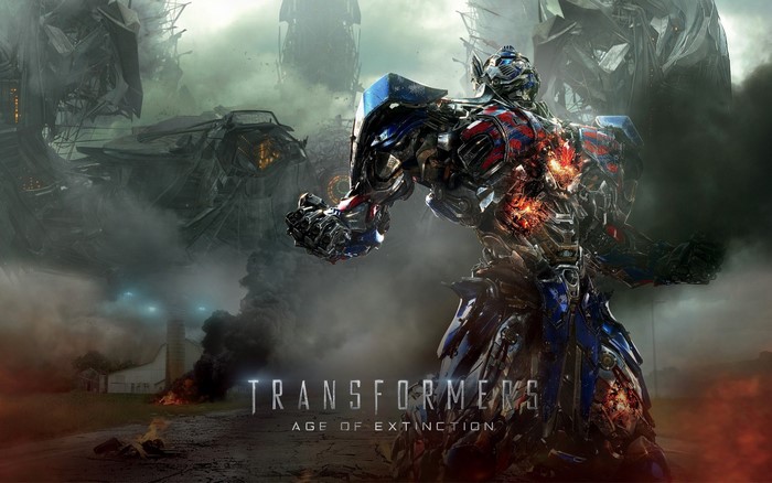 Transformers Age of Extinction Battle Scene