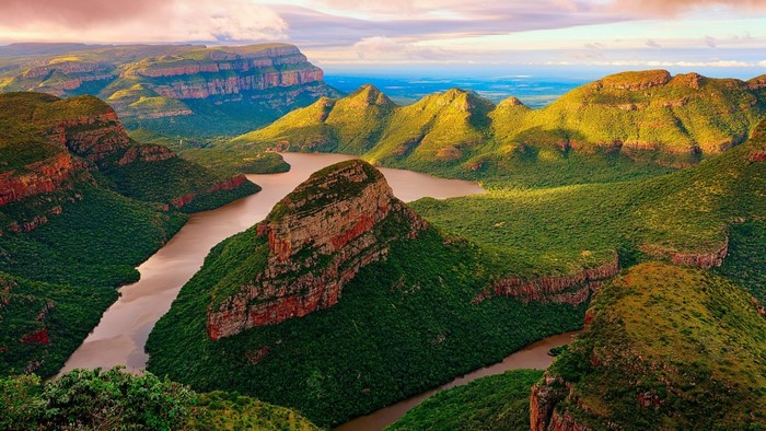 Blyde River Canyon, South Africa Scenic Mountain Landscape