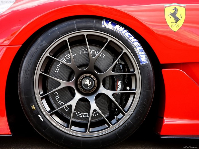 Ferrari 599XX Wheel and Tire Close-up