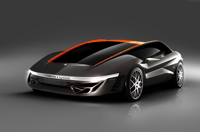 Bertone Nuccio concept car with orange accents