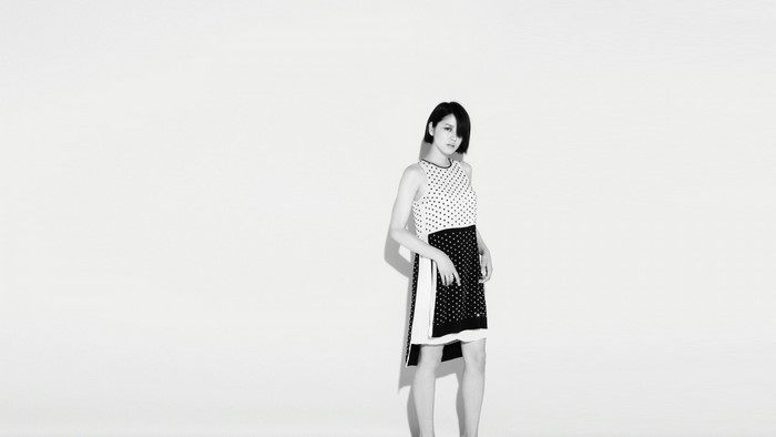 Masami Nagasawa in Polka Dot Dress