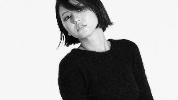 Masami Nagasawa in black sweater