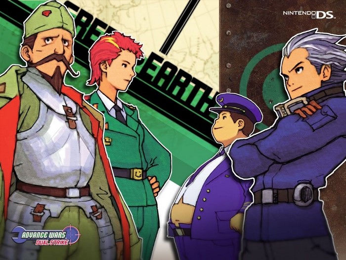 Characters from Advance Wars: Dual Strike