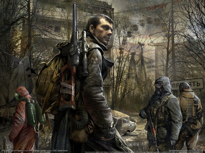 S.T.A.L.K.E.R.: Call of Pripyat artwork with soldiers