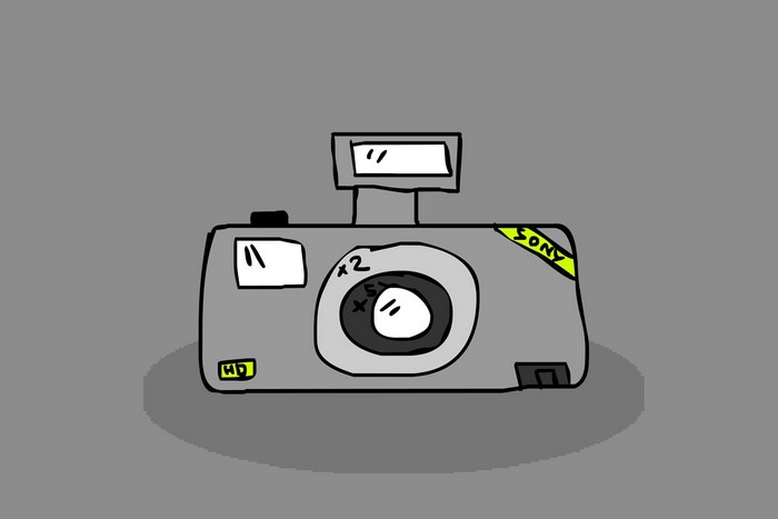 Sony HD Digital Camera Illustration