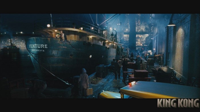 King Kong ship Venture at night