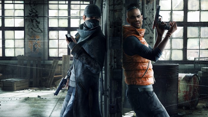 Aiden Pearce and T-Bone from Watch Dogs