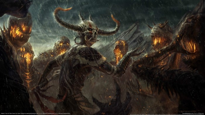Diablo III Fan Art: Rain Dance