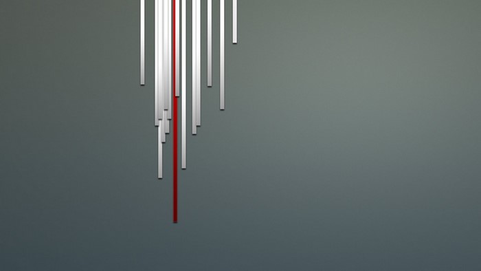 Abstract lines on a gray background