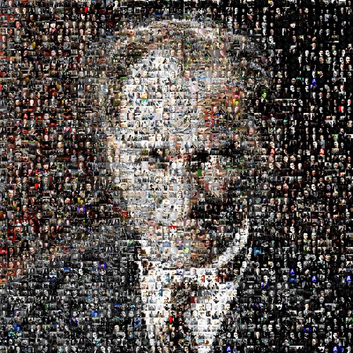 Mosaic portrait of Mustafa Kemal Atatürk