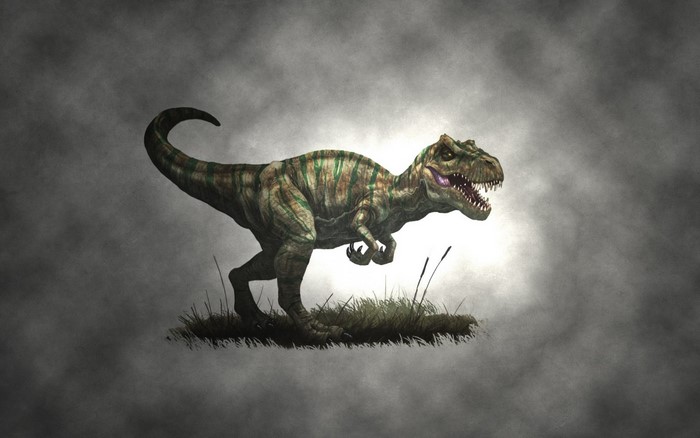 Tyrannosaurus Rex dinosaur illustration
