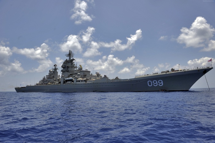 Russian Navy, battlecruiser, heavy missile cruiser, 099, Pyotr Velikiy, Kirov-class, Russia