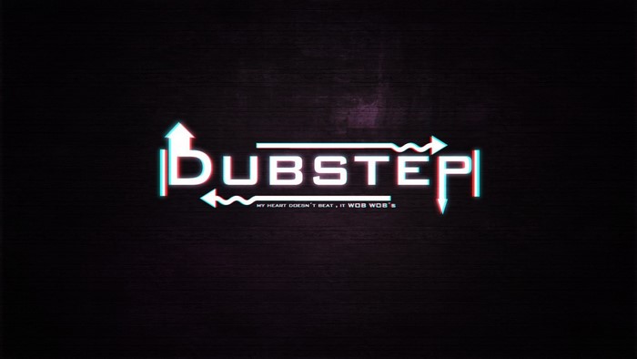 Dubstep logo with text
