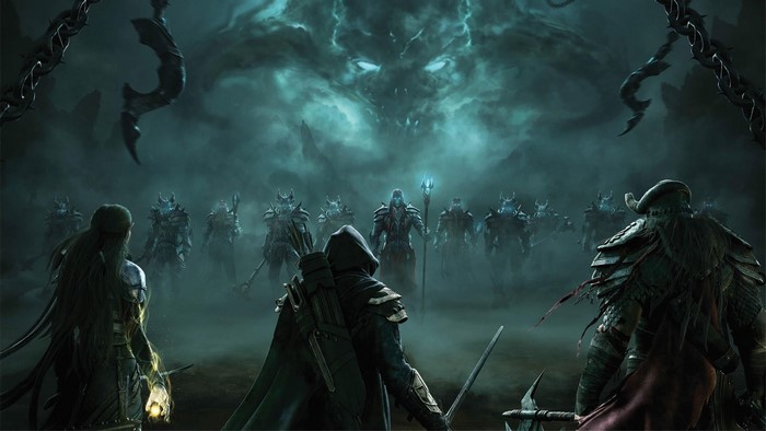 The Elder Scrolls Online: Daedric Lord and Armored Warriors