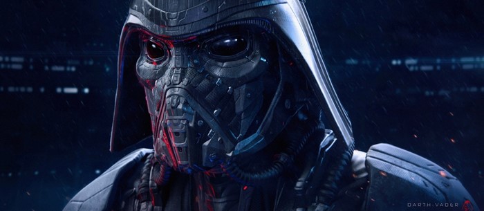 Darth Vader from Star Wars artwork