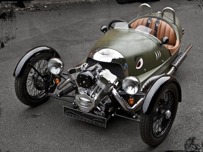 Morgan 3 Wheeler with shark teeth design