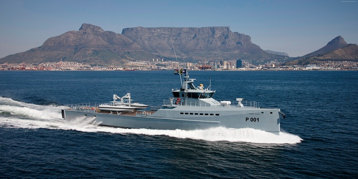 Damen DSCT FCS 5009 Patrol Vessel in Cape Town