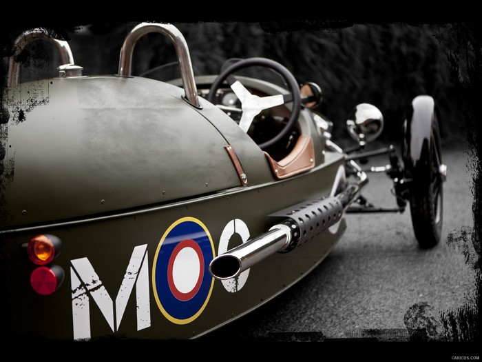 Morgan 3 Wheeler with military markings
