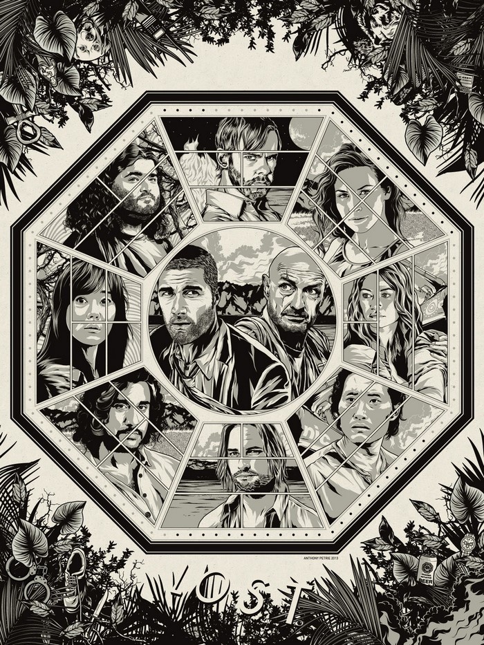 Lost Characters in Octagonal Frame