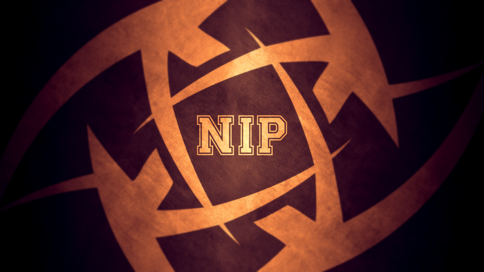 Ninjas In Pyjamas logo with tribal design