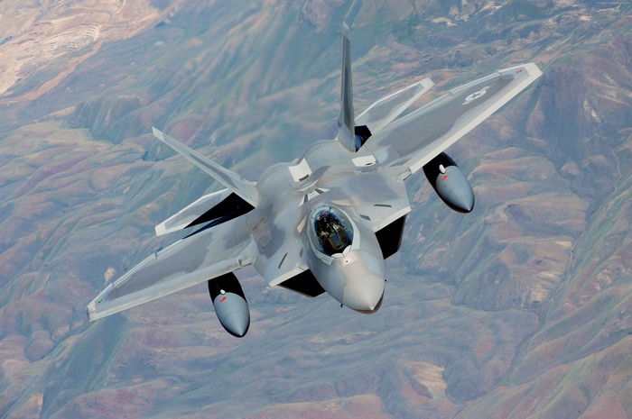 stealth, air superiority fighter, mountain, U.S. Air Force, F-22, Martin, Raptor, Lockheed