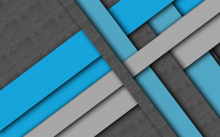 Abstract geometric pattern with blue, gray, and dark gray lines
