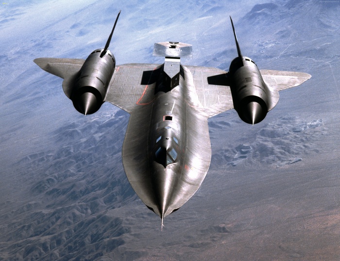 Lockheed SR-71 Blackbird aircraft in flight
