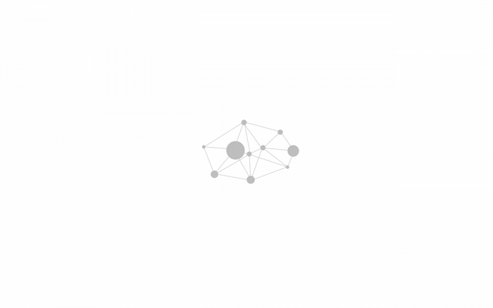 Abstract network of dots and lines