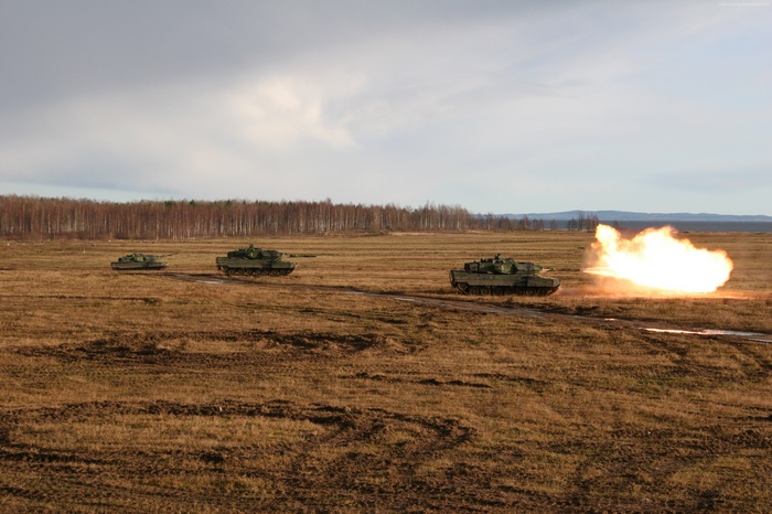 tank, Merkava, Defense Forces, field, Mk.4M, firing, Wind coat ...