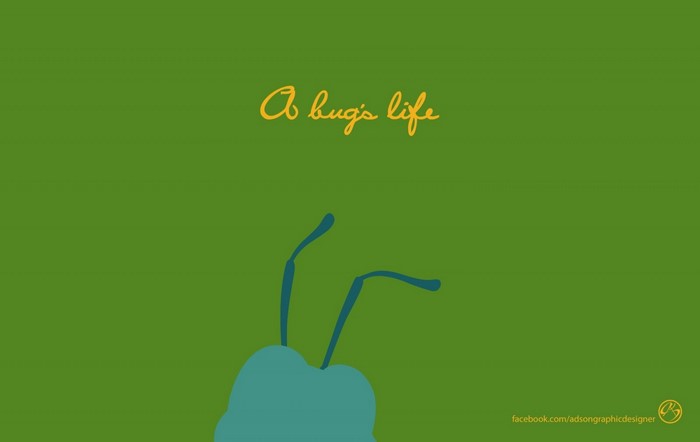 A Bug's Life minimalist poster