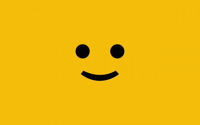 #1154876 illustration, minimalism, LEGO, smiley, yellow background ...