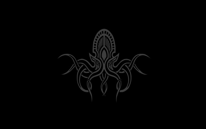 Tribal octopus logo illustration