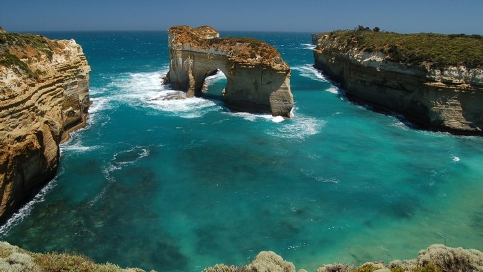 Elephant Rock Coastal Formation in England