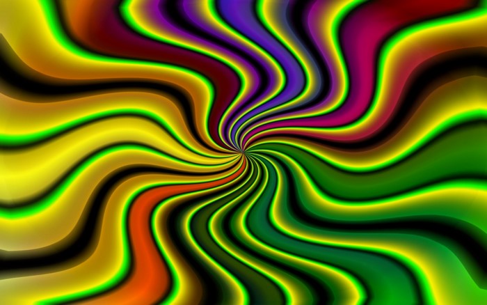 Abstract psychedelic swirl pattern
