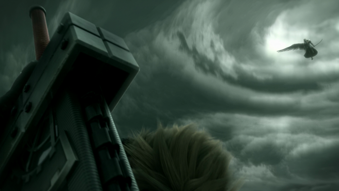 Cloud Strife and Sephiroth from Final Fantasy 7 Advent Children
