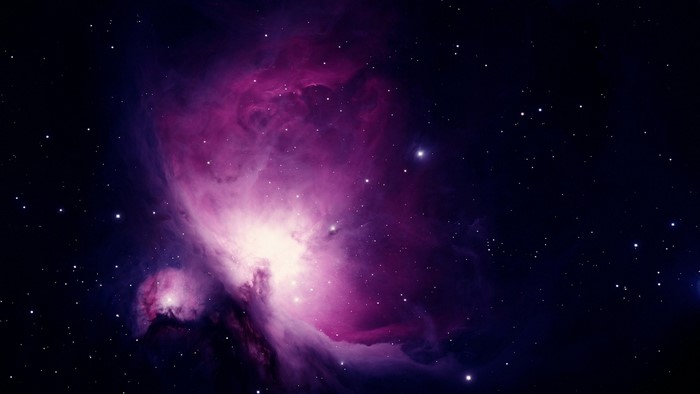 Vibrant nebula with stars in outer space