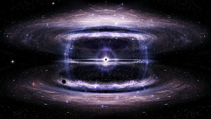 Mysterious Black Hole Surrounded by Galaxies