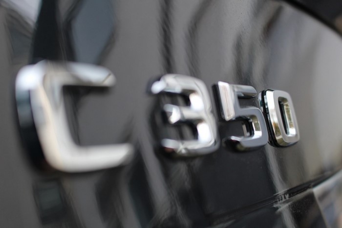 Mercedes-Benz C350 car emblem