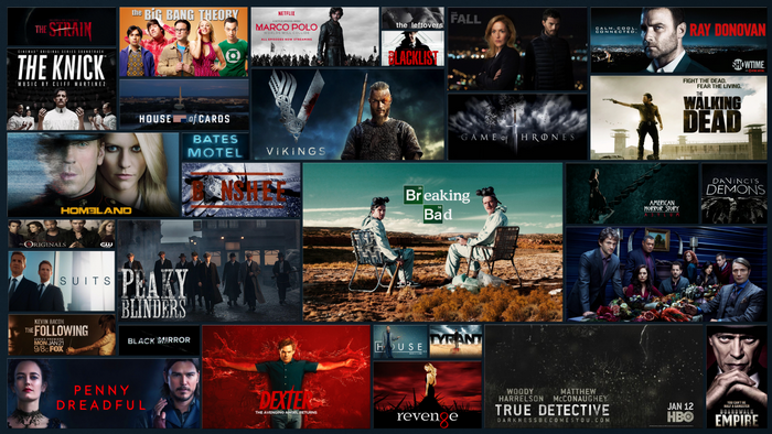 Collage of TV Series Posters