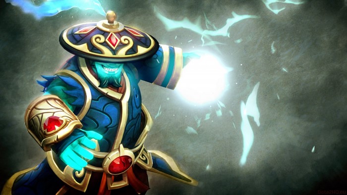 Storm Spirit from Dota 2 casting a spell